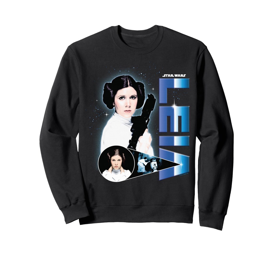 スターウォーズ レイア Star Wars Leia レトログラフィック スウェット トレーナー 長袖 ユニセックス｜Basqueバスク
