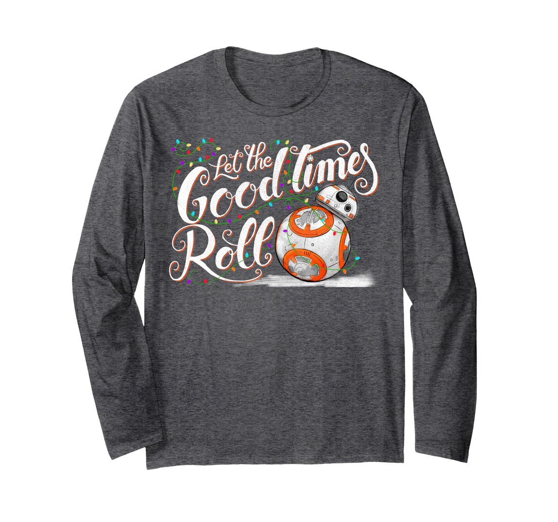 スターウォーズ BB-8 ビービーエイト クリスマス Let The Good Times Roll グラフィック ロングTシャツ 長袖 ユニセックス|Basqueバスク