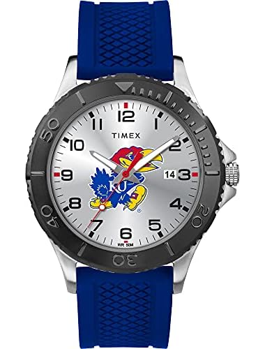 Timexタイメックス メンズ カレッジエイト アクレーム 42mm 腕時計 ウェストバージニア大学マウンテニアーズ