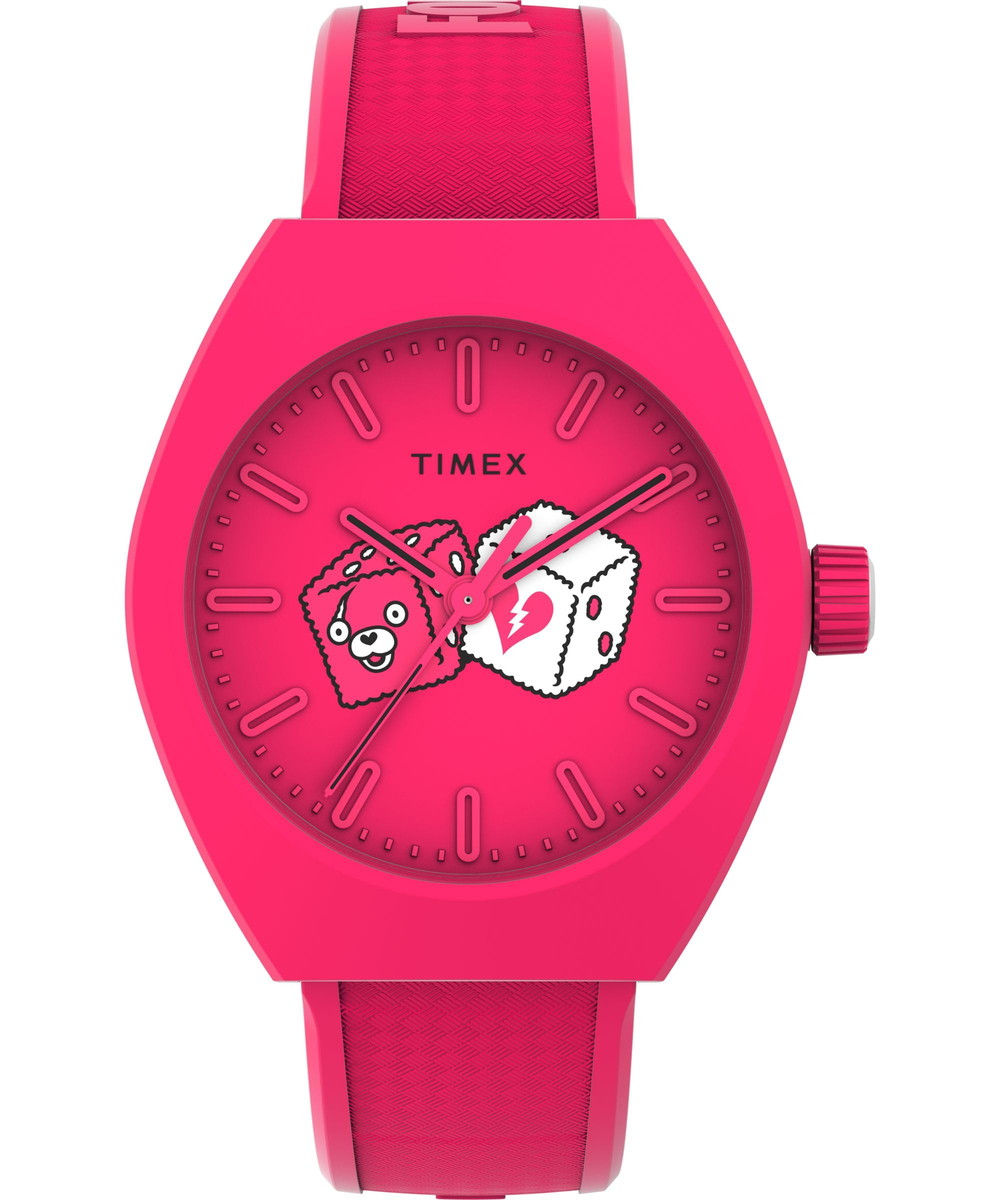 Timex Urban Pop x Fortnite 40粍 Bio-TPU マゼンタ