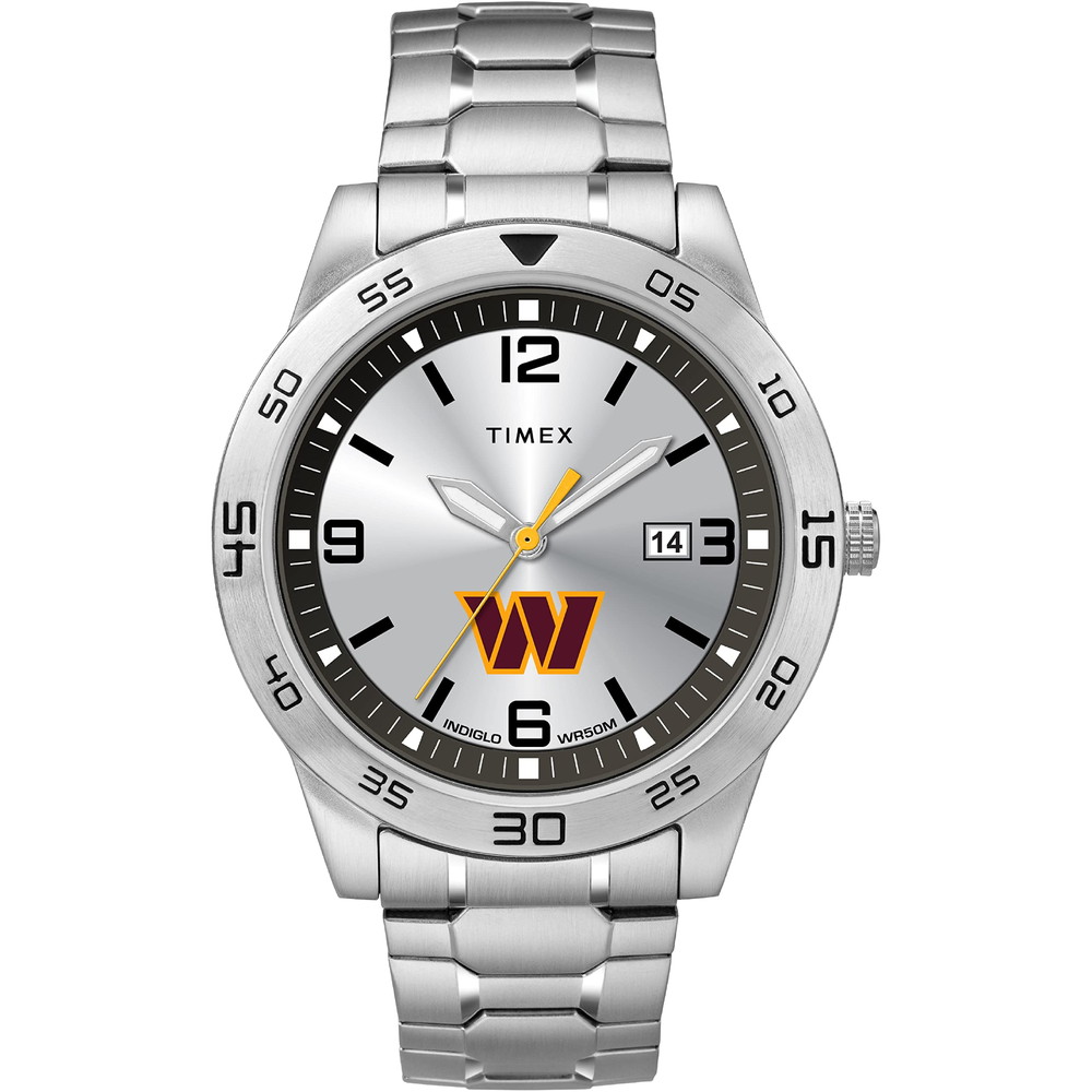 Timex Tribute メンズ NFL Citation 42粍 ウオッチ Washington Commanders ステンレススチールエクスパンションバンド