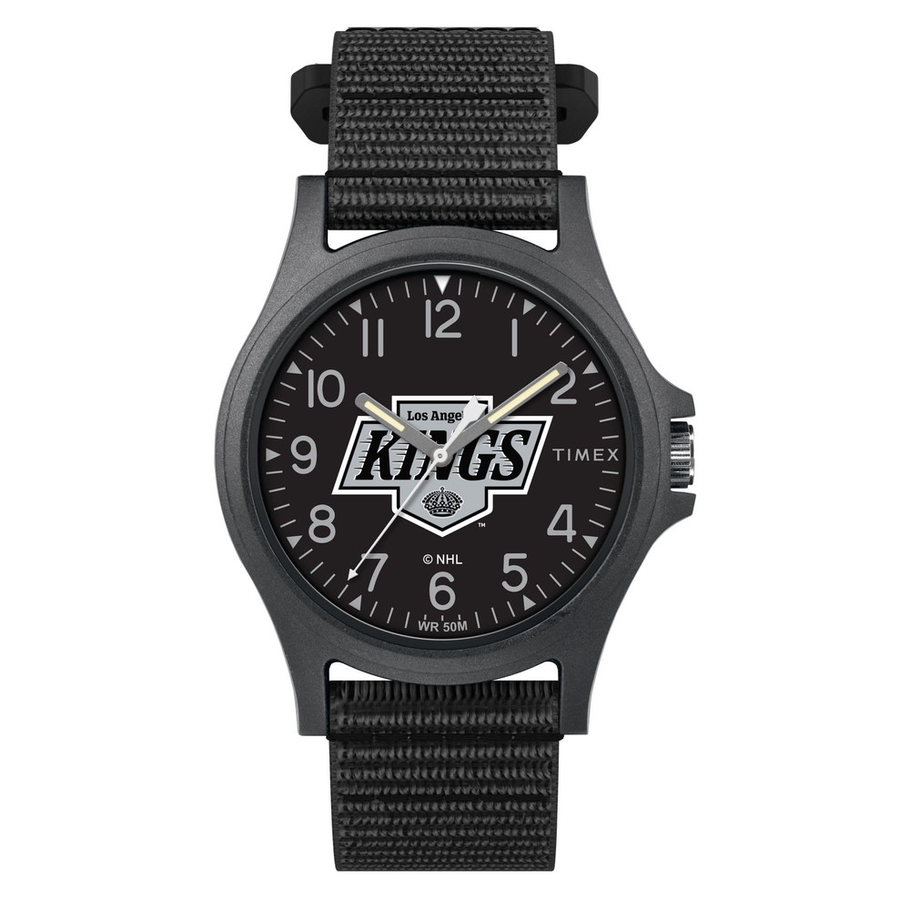 Timex メンズ NHL Pride 40粍 ウオッチ - Los Angeles Kings 黒いことFastWrap同盟罷工一回り