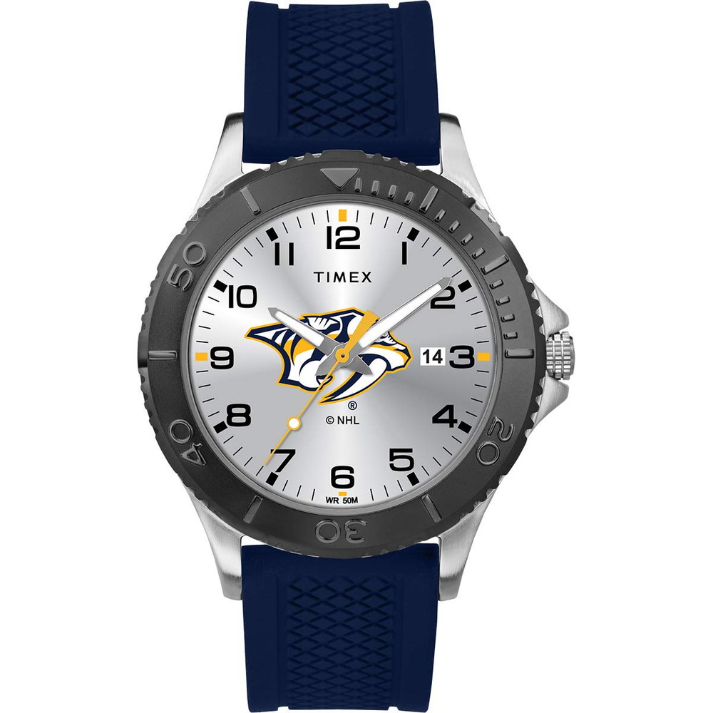 Timex メンズ TWZHPREME NHL Gamer Nashville Predators 腕時計