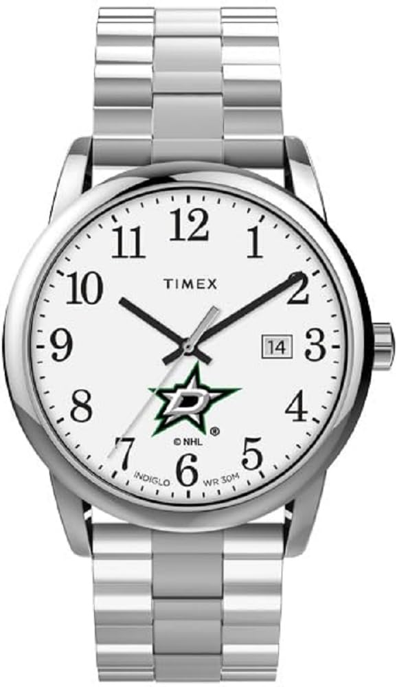 Timex メンズ Easy Reader 38粍 ウォッチ - Dallas Stars エクスパンションバンド