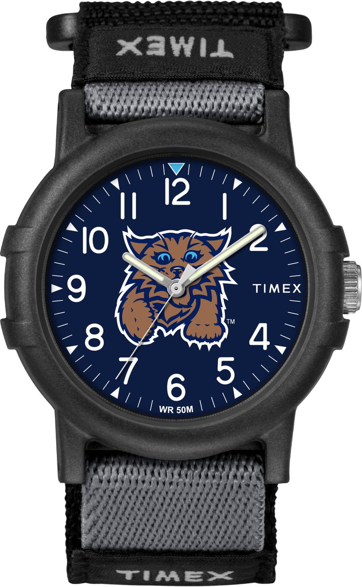 Timex ユニ一発やる 単科大学八つ リクルート 38粍 ご覧なさる - Villanova Wildcats ブラックファブリックストラップ