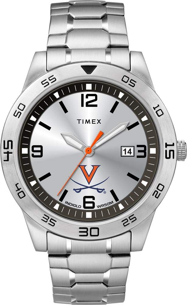Timex Tribute メンズ Collegiate Citation 42mm 腕時計 Virginia Cavaliers ステンレススチールエクスパンションバンド 18,576円
