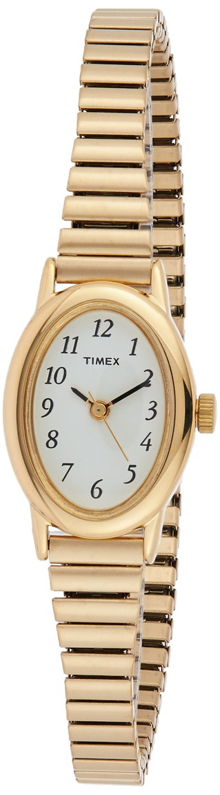 Timex レディース T21872 Cavatina ゴールドトーン ステンレススチール エクスパンションバンド 腕時計