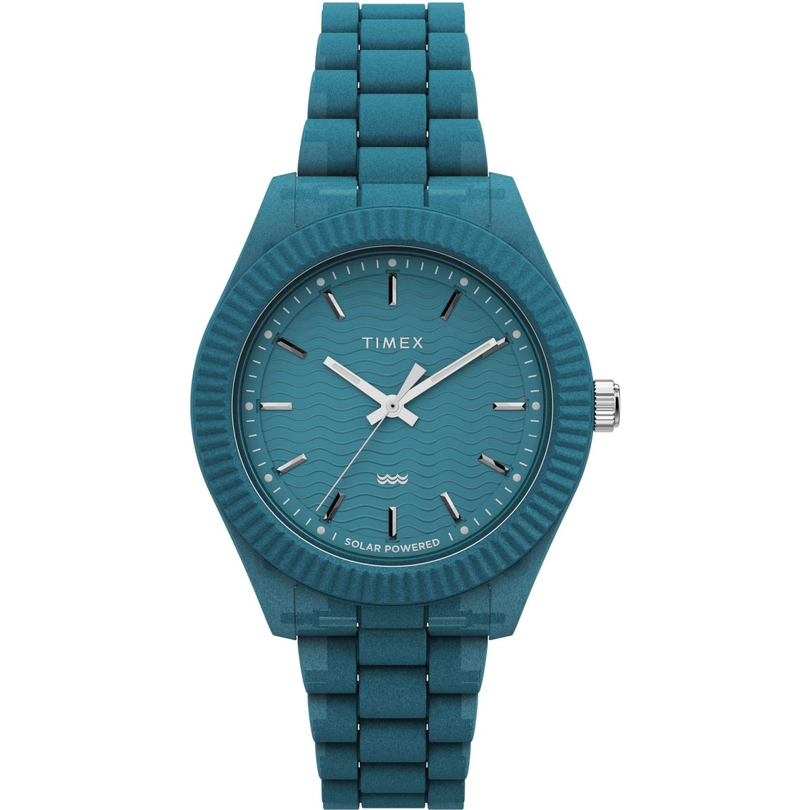 Timex レディース Lecacy Ocean 37粍 ウオッチ トリプル青碧