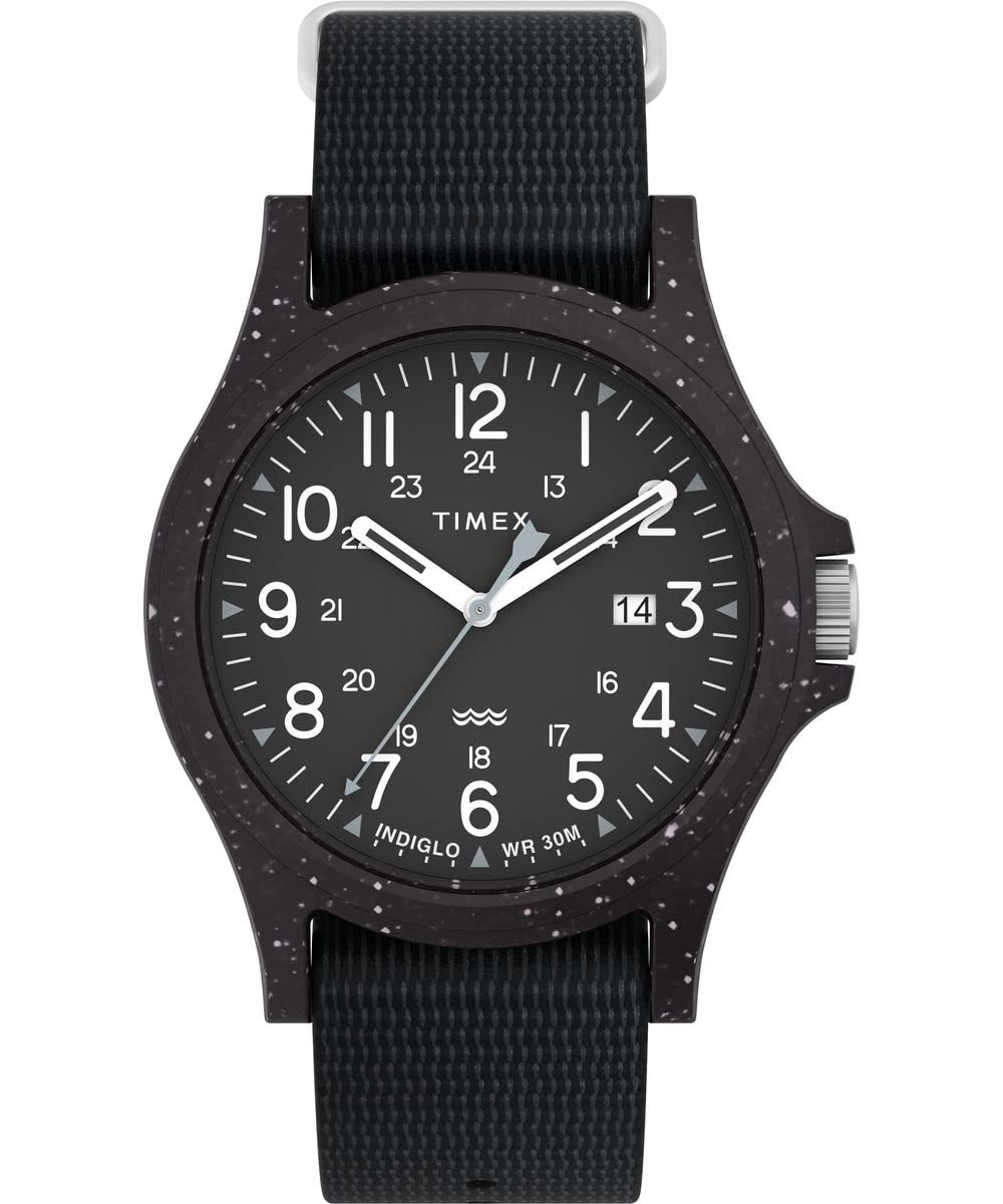 タイメックス Reclaim メンズ ブラック文字盤 ブラックバンド 40mm|Basqueバスク