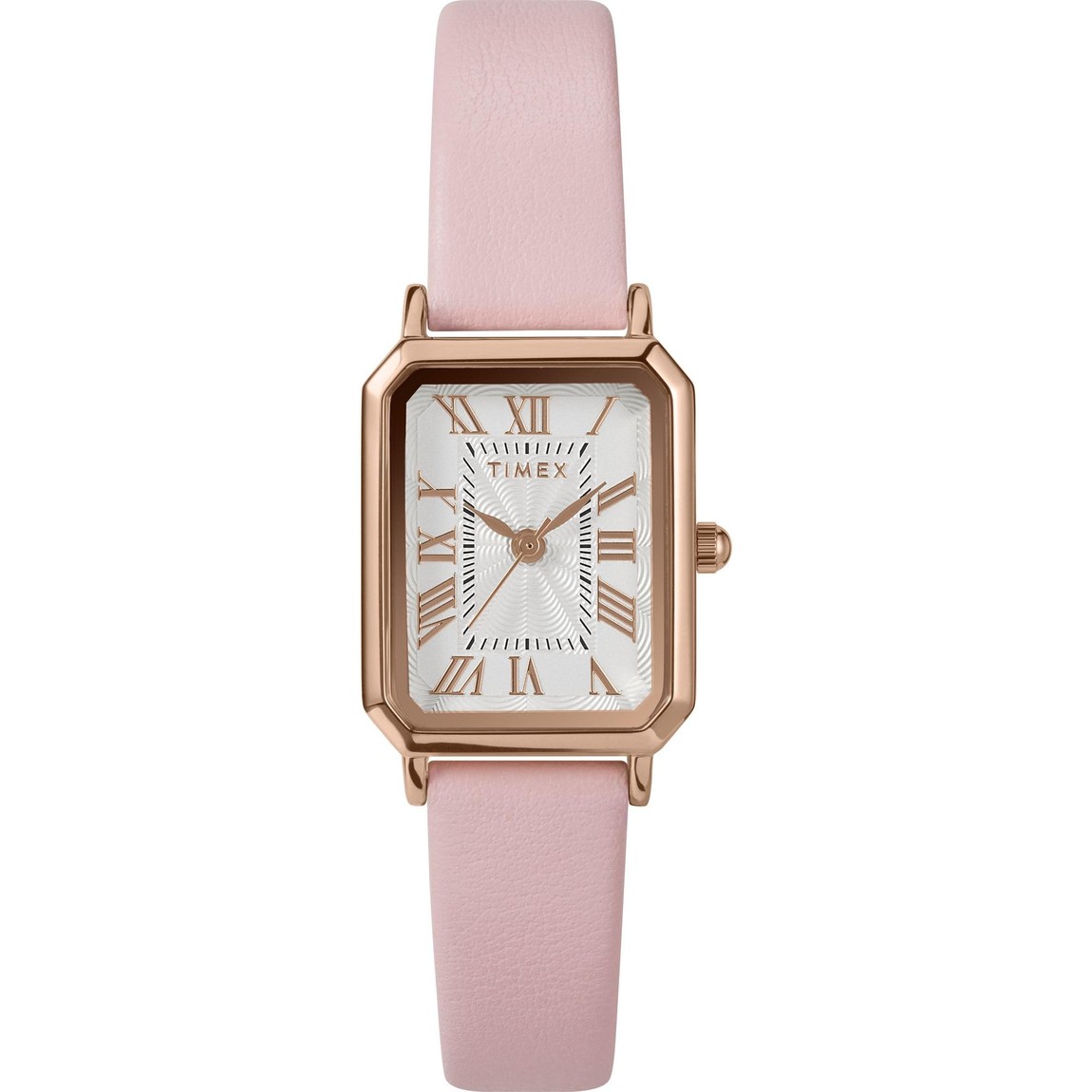 タイメックス Dress レディース 腕時計 レクタングル ローズゴールド ピンク レザー 21mm｜Basqueバスク 9,563円