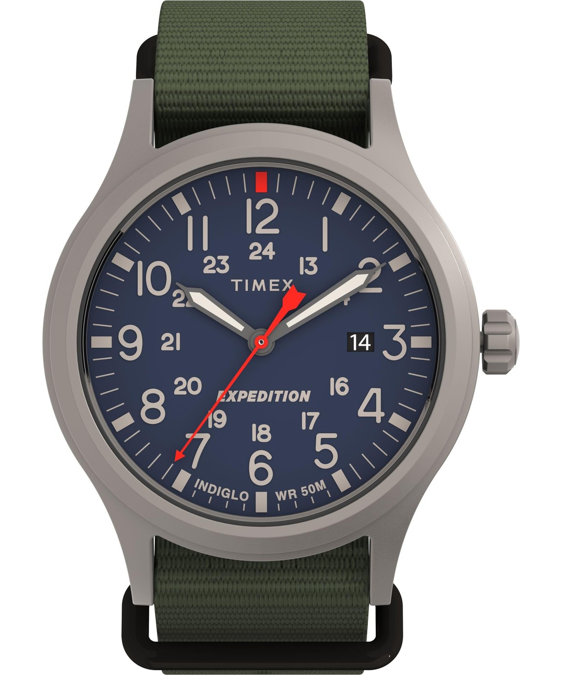 タイメックス Expedition Scout メンズ ブルー文字盤 グリーンバンド 40mm｜Basqueバスク 12,312円