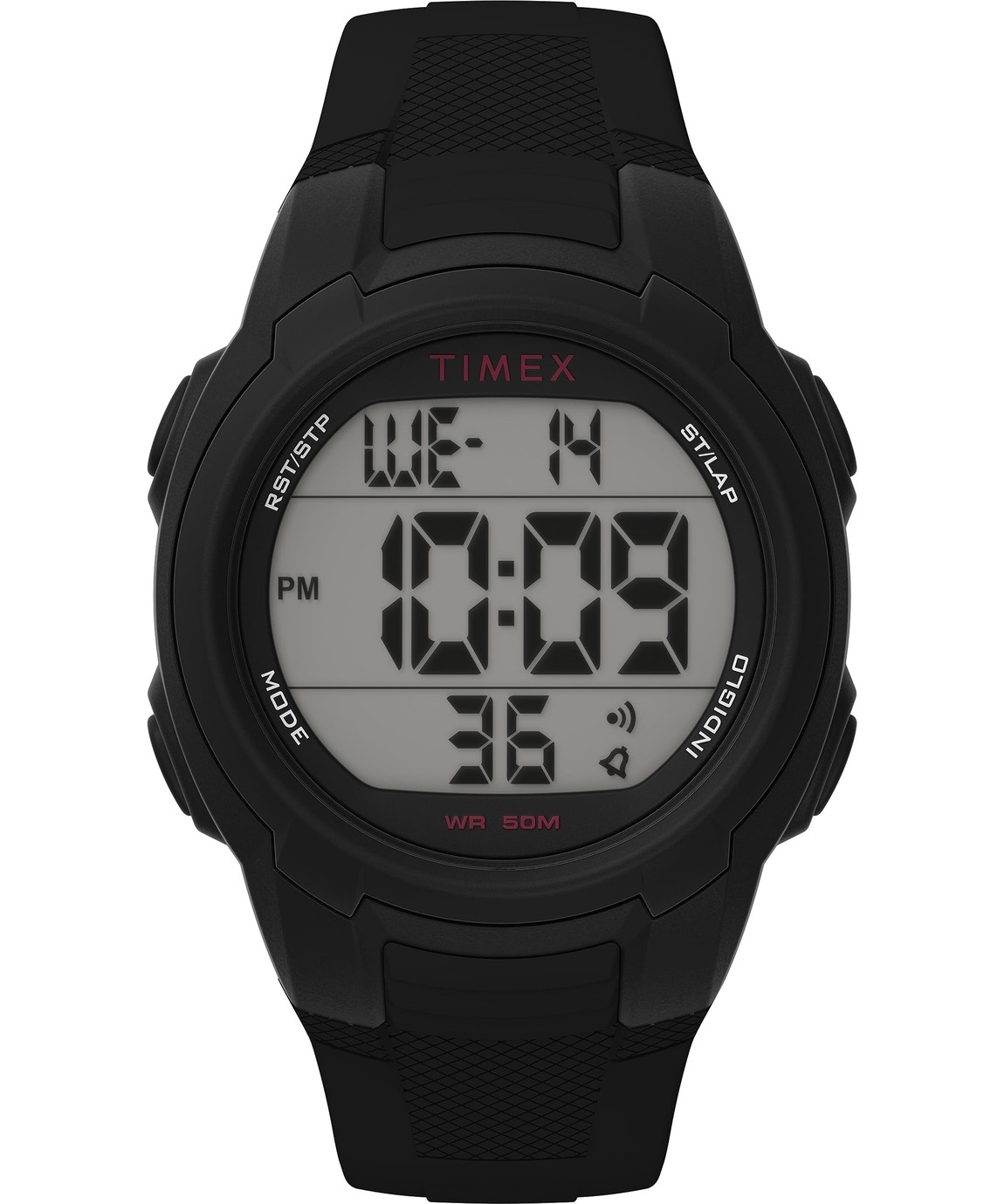 タイメックス T100 メンズ レディース 腕時計 デジタル ブラック ブラックバンド 40mm|Basqueバスク
