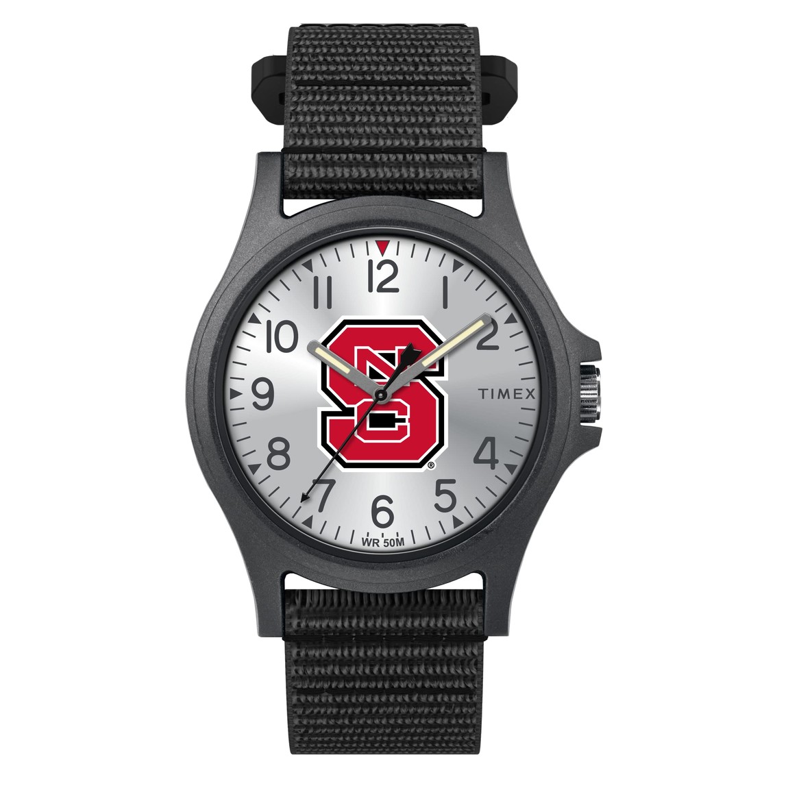 タイメックス Collegiate Pride メンズ ノースカロライナステイト シルバー文字盤 ブラック ナイロン 40mm｜Basqueバスク 12,556円