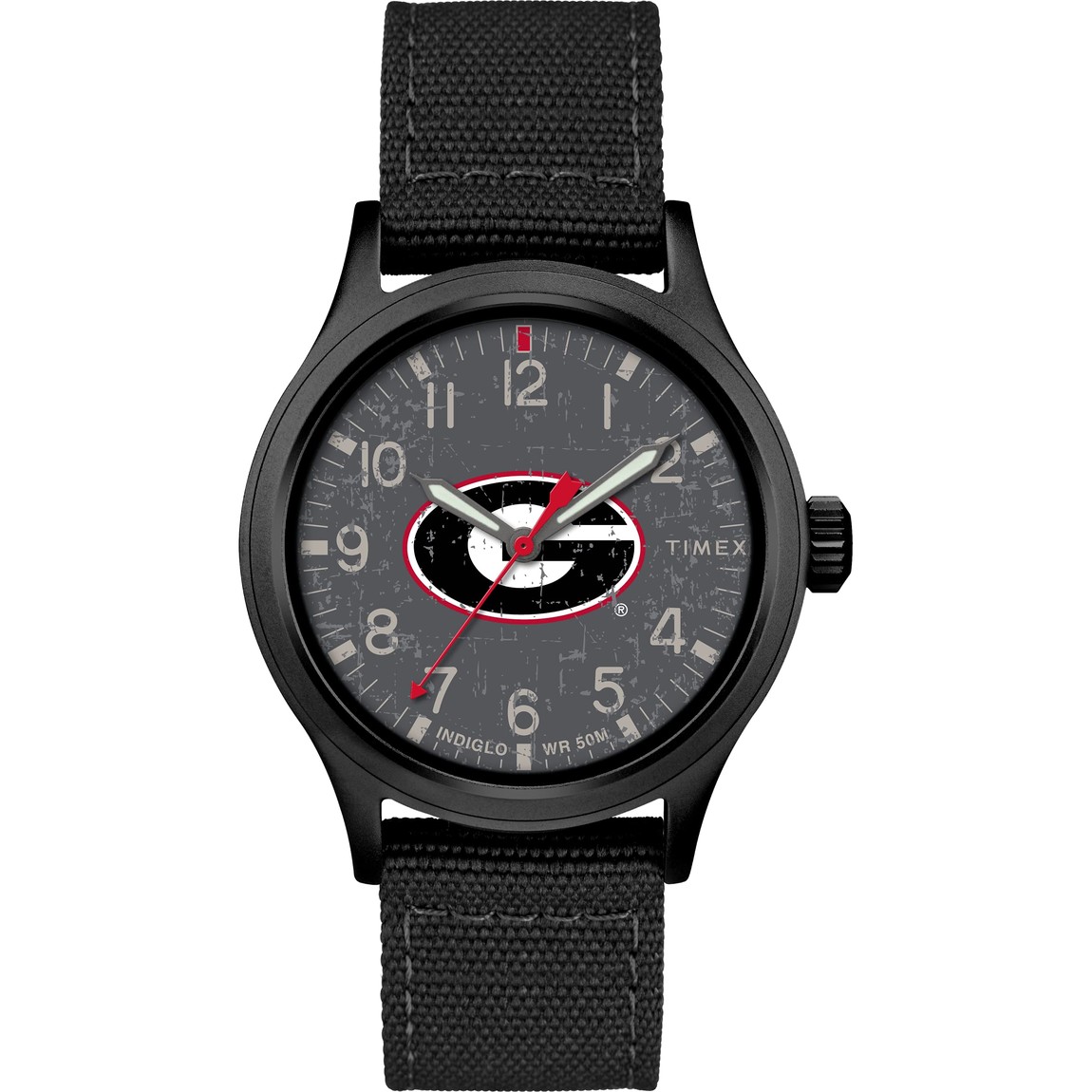 タイメックス Tribute Collegiate Scout メンズ ブラック文字盤 ファブリックストラップ 40mm｜Basqueバスク