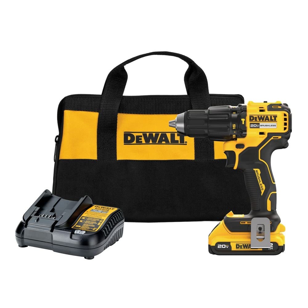 DEWALTデウォルト 20V MAX ブラシレス コンパクト 振動ドリルドライバー キット