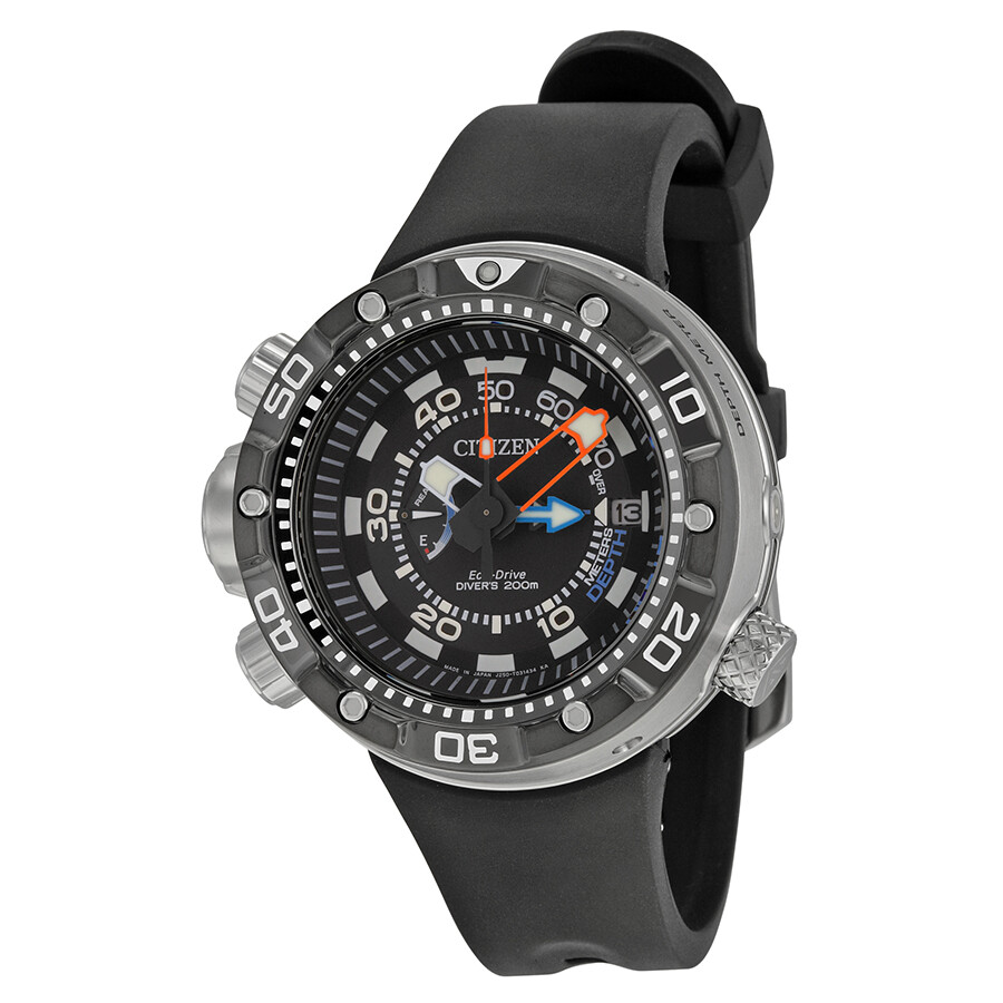 Citizenシチズン腕時計 逆輸入 Promaster Aqualand デプスメーター Eco Drive メンズ ウォッチ BN2029 01E