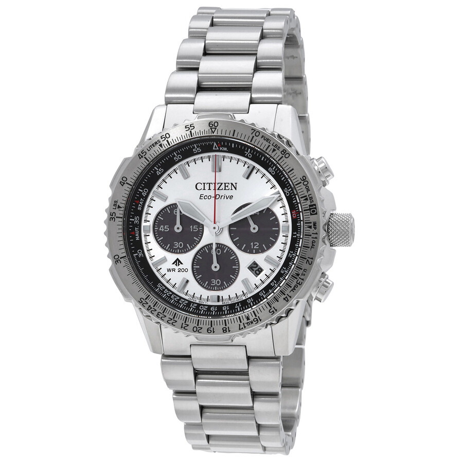 Citizenシチズン腕時計 逆輸入 Promaster Navihawk クロノグラフ シルバー ダイヤル メンズ ウォッチ CA4660 61A 58,020円