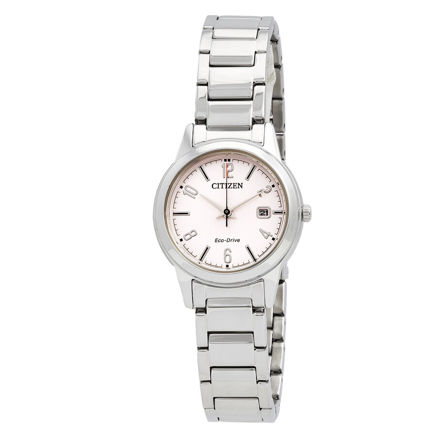 Citizenシチズンウオッチ 逆インポート Lady Eco Drive さくら色 文字盤 御覧になる FE1241 71Z