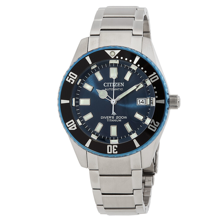 Citizenシチズン腕時計 逆輸入 Promaster Marine オートマチック ブルー ダイヤル メンズ ウォッチ NB6026 56L
