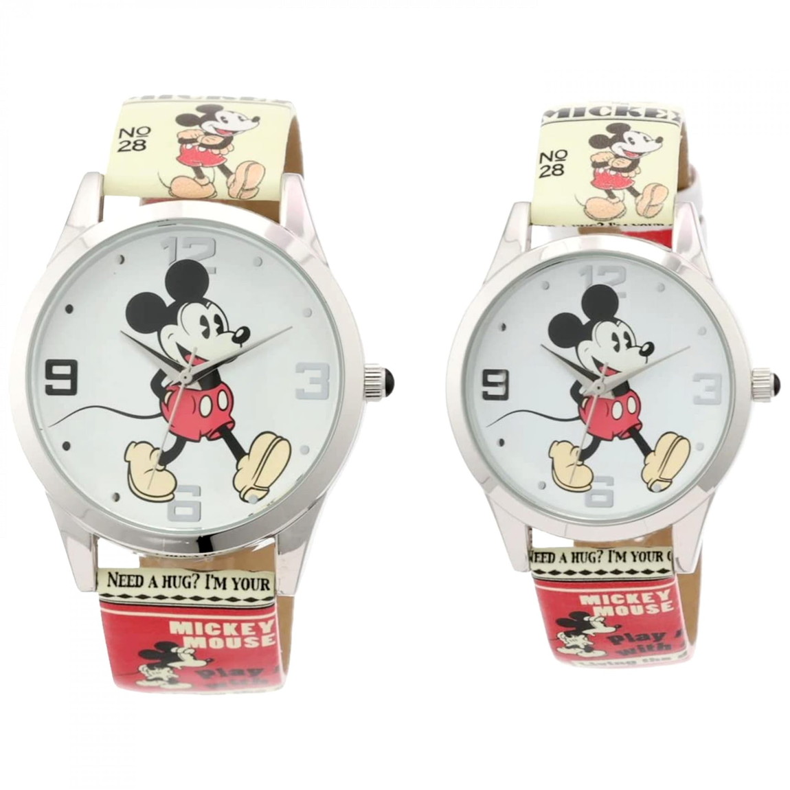 【楽天市場】Accutime Disney Mickey Mouse ペアウォッチ 腕時計 アナログ 2本セット キャラクターウォッチ ...