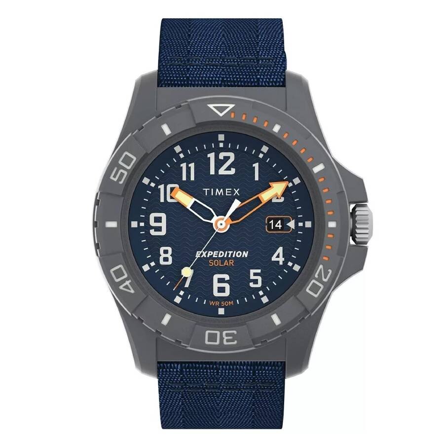 Timex ウオッチ Expedition North メンズ 石英 青碧文字記号盤 ファブリックベルト ミリタリーウォッチ