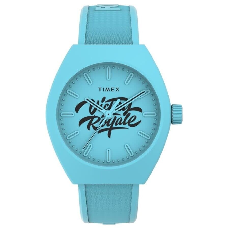 Timex Lab ウオッチ メンズ 青碧 陶芸容れもの 石英 アナログ
