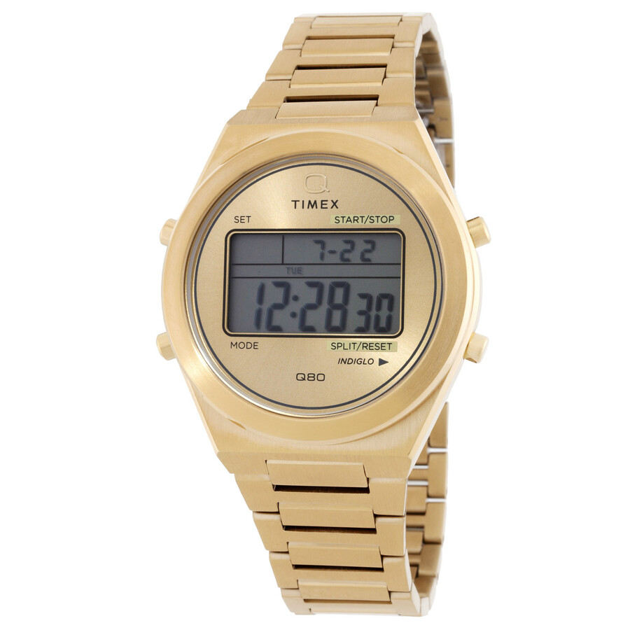 Timex Q Timex Q80 デジタル メンズ 腕時計 ゴールド ステンレス クォーツ｜Basqueバスク