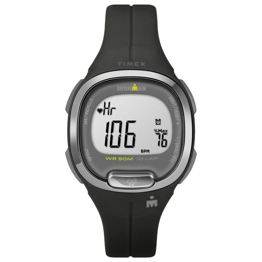 Timex Ironman Transit レディース ウオッチ デジタル 石英 黒いこと 薄墨色 スポーツウォッチ