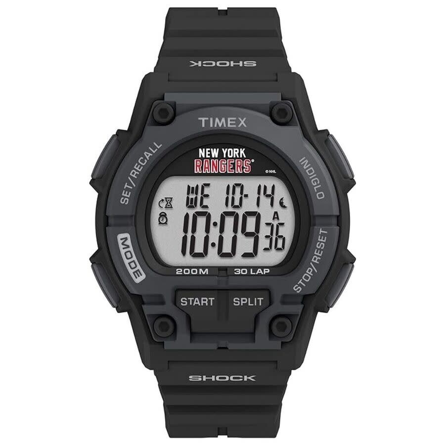 Timex デジタル ウオッチ メンズ 石英 黒いこと 脂ダンス楽隊 200m雨合羽 運動競技