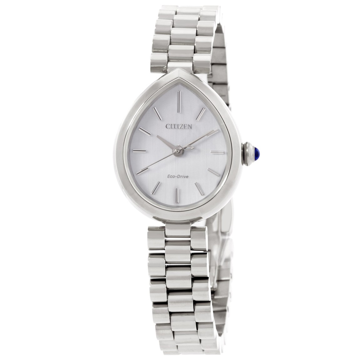 Citizen L Rainell 腕時計 シルバー文字盤 エコドライブ レディース EM1200-55A|Basqueバスク