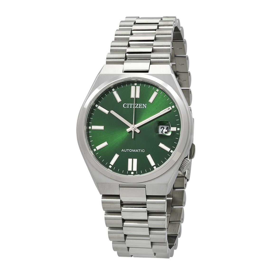 Citizen Tsuyosa 腕時計 グリーン文字盤 ステンレス 自動巻き メンズ NJ0150-81X|Basqueバスク