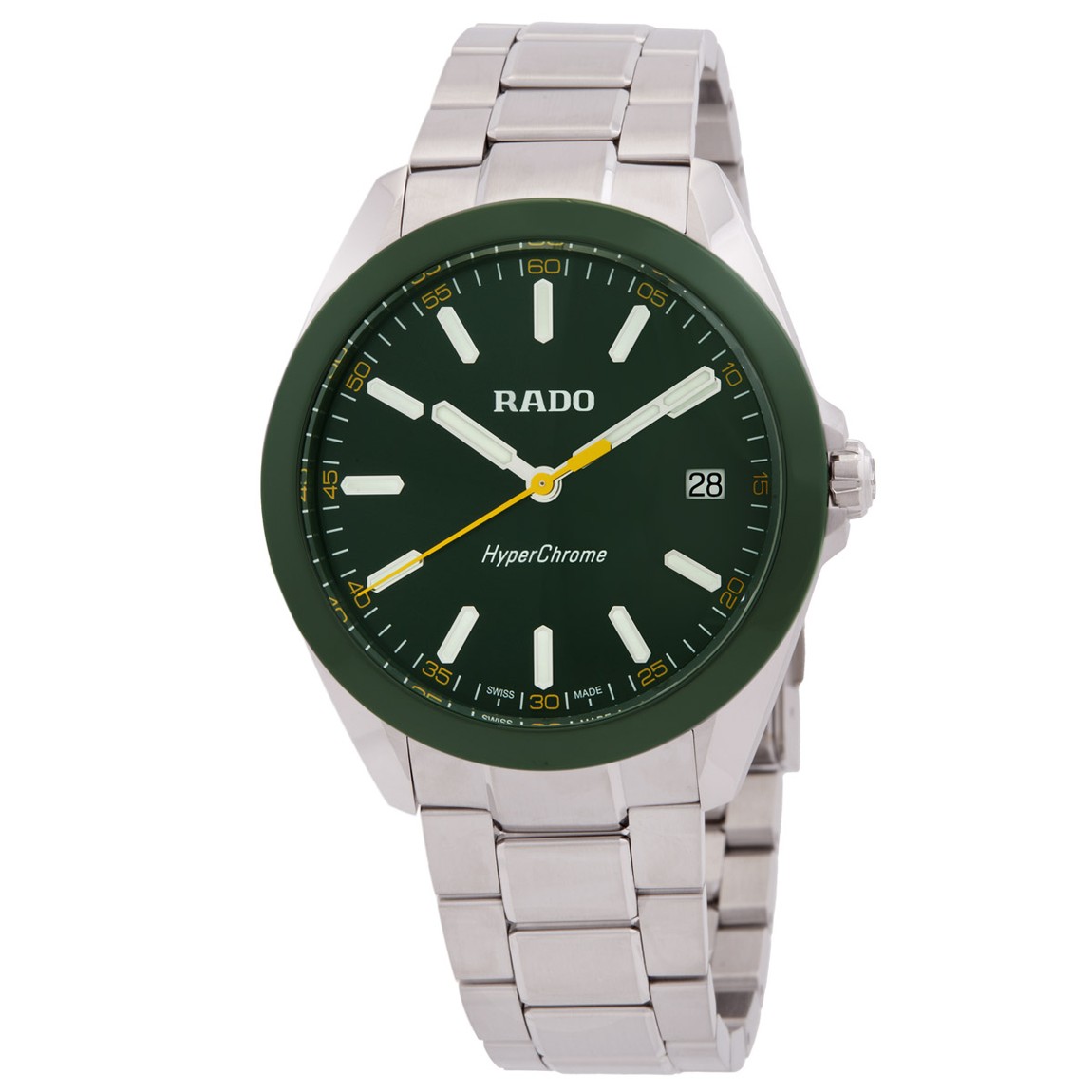 Rado HyperChrome 腕時計 メンズ クオーツ グリーン文字盤 ステンレス R32280313｜Basqueバスク 151,250円