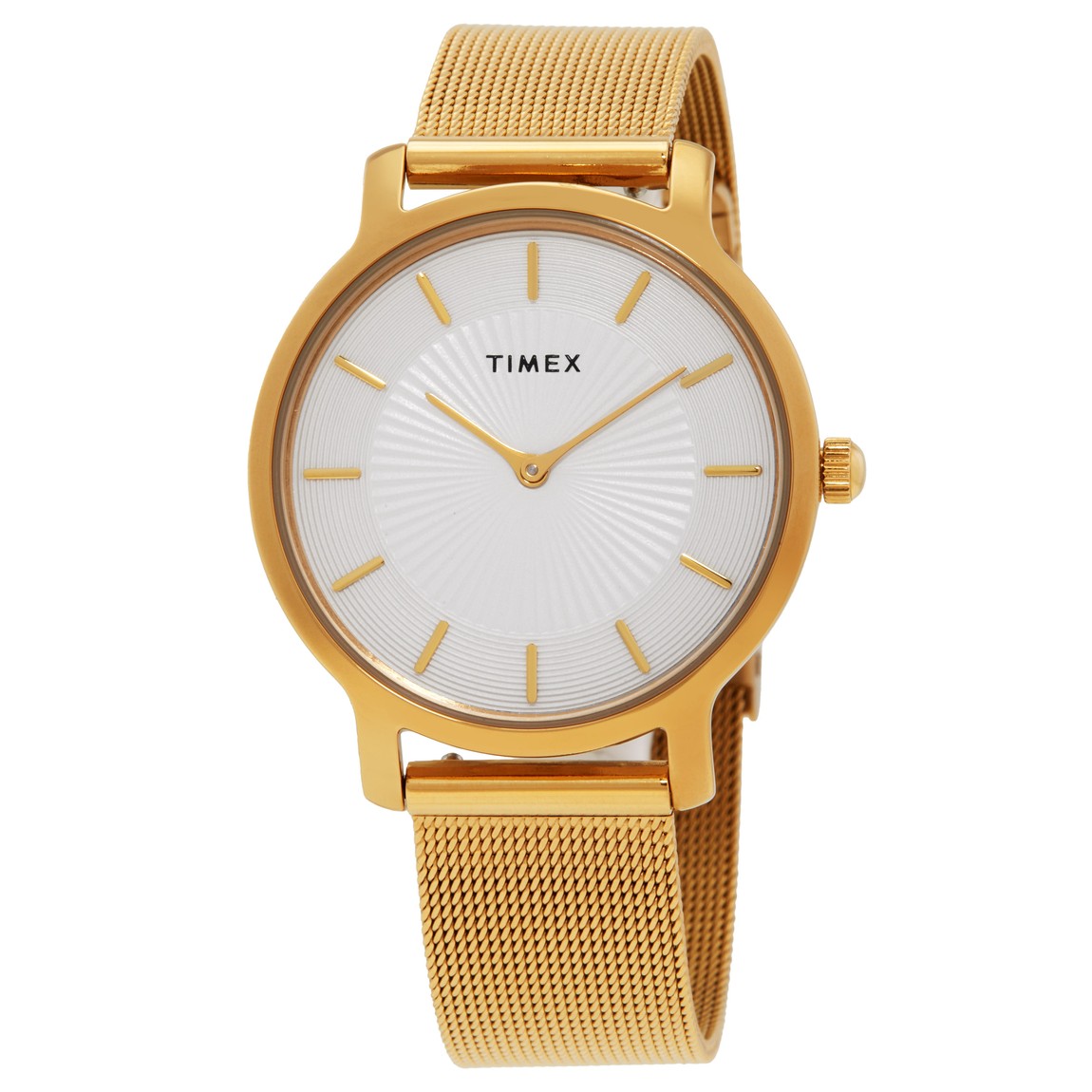 Timex Transcend 腕時計 シルバー文字盤 クオーツ レディース ゴールド TW2Y10300｜Basqueバスク 17,679円