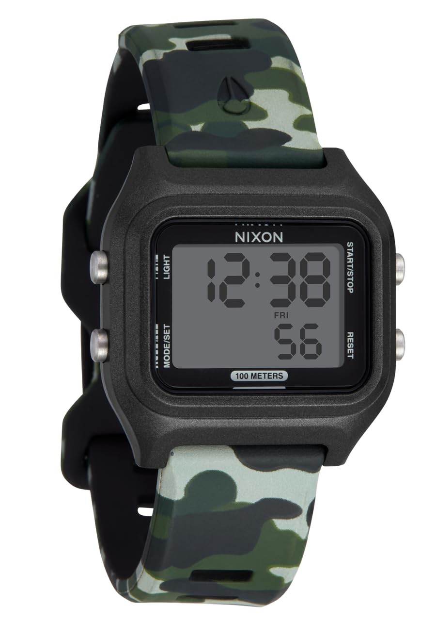 NIXON Ripper 腕時計 デジタル メンズ スポーツウォッチ ブラック カモフラージュ 100m防水 A1399|Basqueバスク