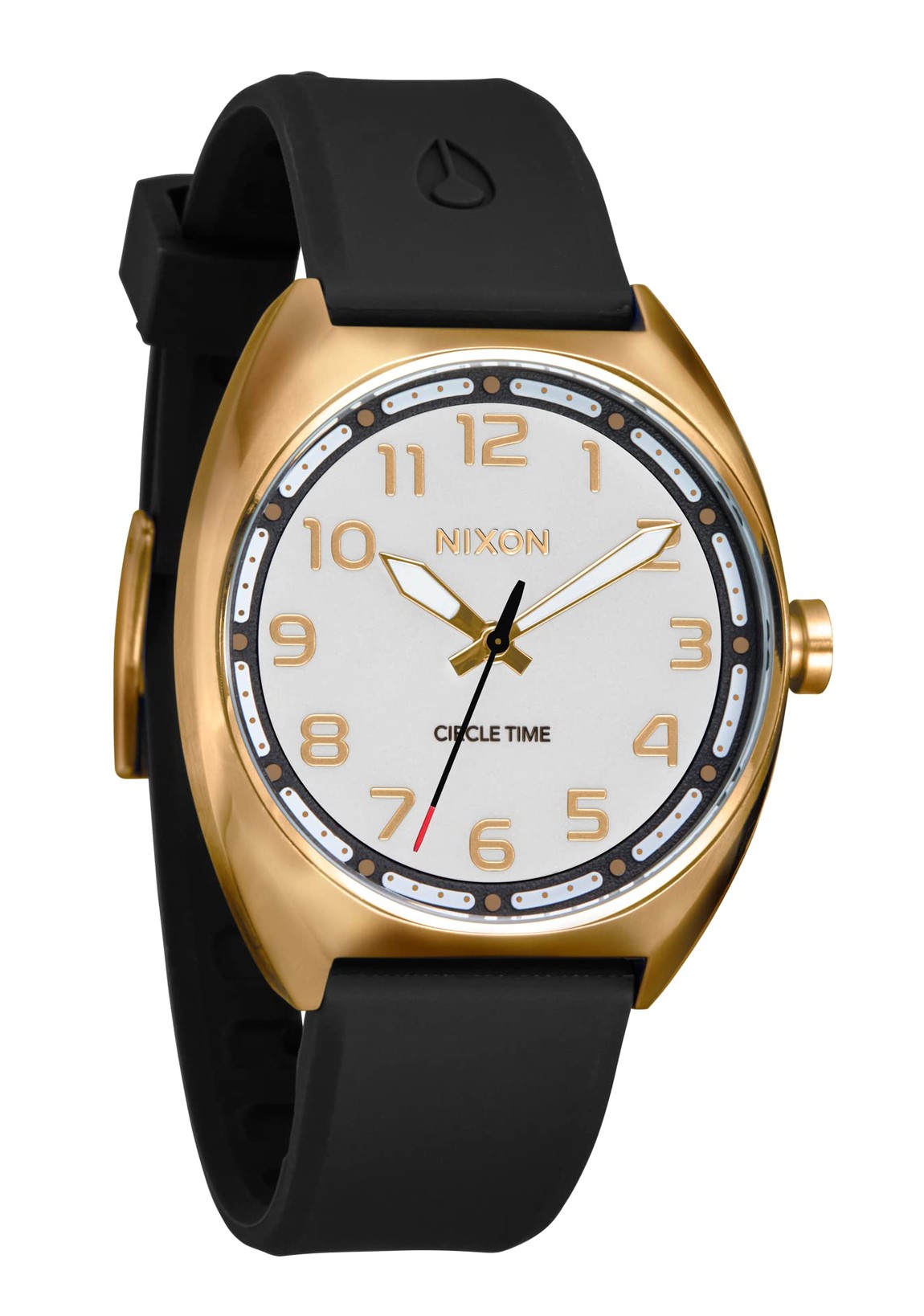NIXON Mullet 腕時計 ライトゴールド/ホワイト 38mm シリコンバンド ユニセックス クオーツ A1365｜Basqueバスク 24,992円