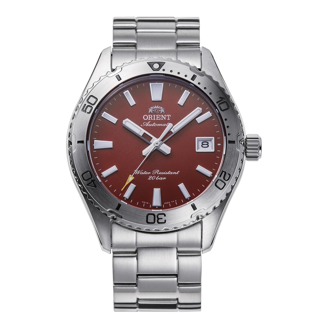 Orient Mako 腕時計 自動巻き 手巻き サファイアクリスタル 200m防水 ブラック文字盤 ラバーベルト RA-AC0Q09R30B｜Basqueバスク