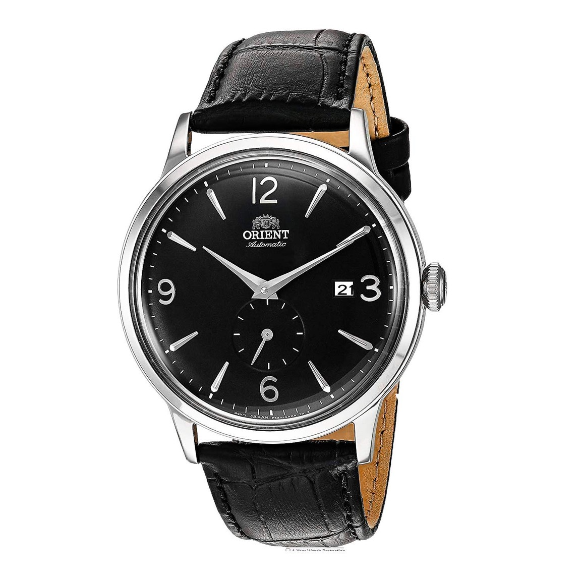 Orient Bambino Small Seconds 腕時計 ブラック文字盤 自動巻き レザーバンド メンズ RA-AP0005B30B｜Basqueバスク