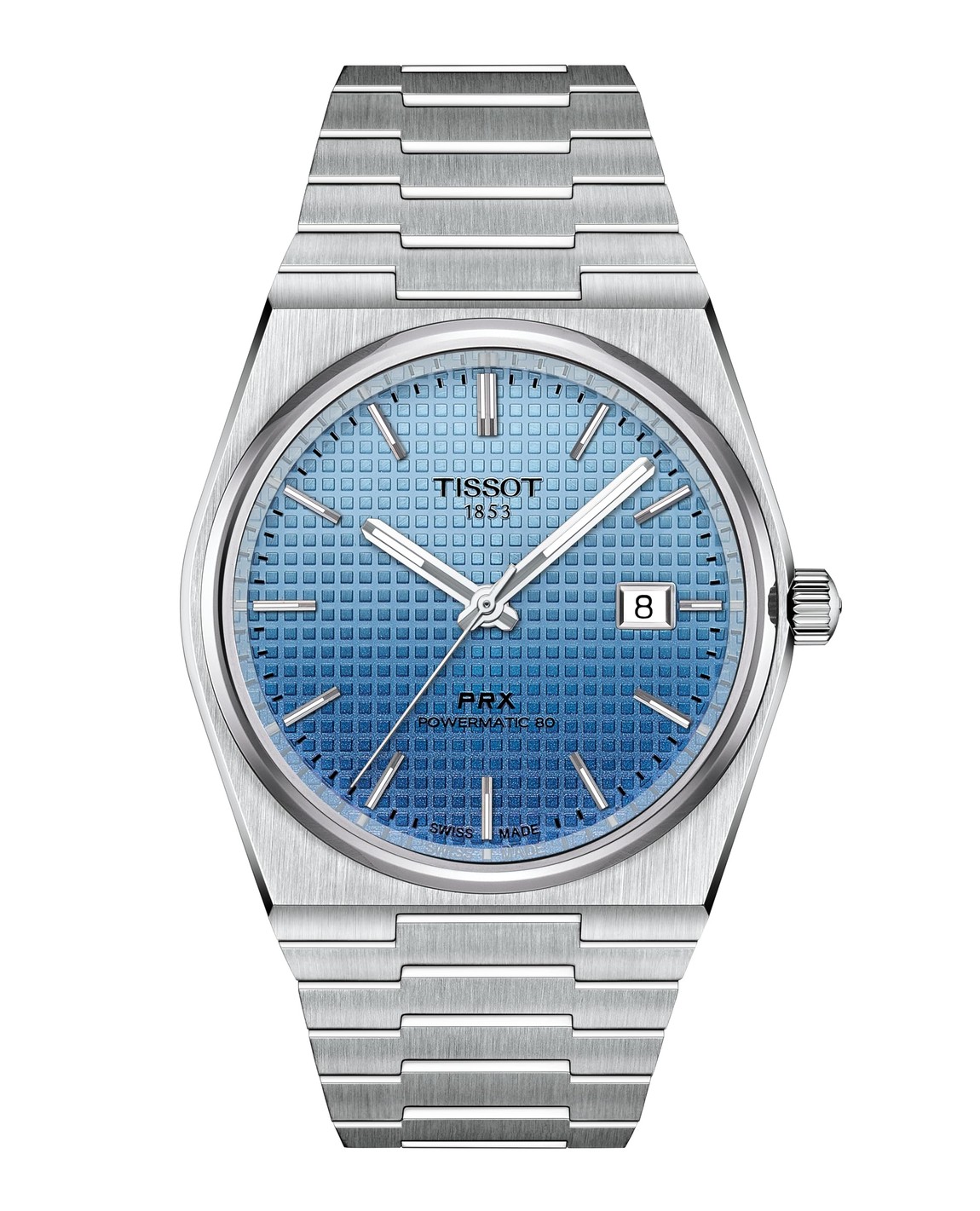 Tissot PRX Powermatic 80 腕時計 メンズ 40mm ステンレススチール ブルーグラデーション文字盤 自動巻き T1374071135101｜Basqueバスク