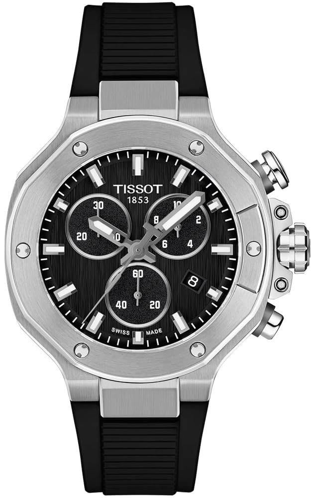 Tissot T-Race 腕時計 38mm ブラック文字盤 スイス製クオーツ クロノグラフ メンズ レディース T1418171705100｜Basqueバスク