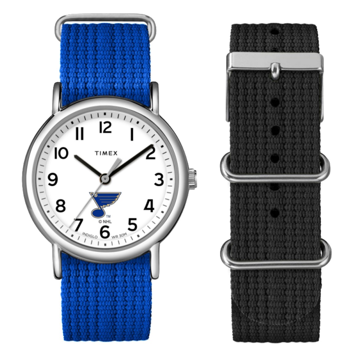 Timex Weekender Box Set 38mm 腕時計 ホワイト文字盤 ブルーバンド セントルイス・ブルースモデル ユニセックス|Basqueバスク