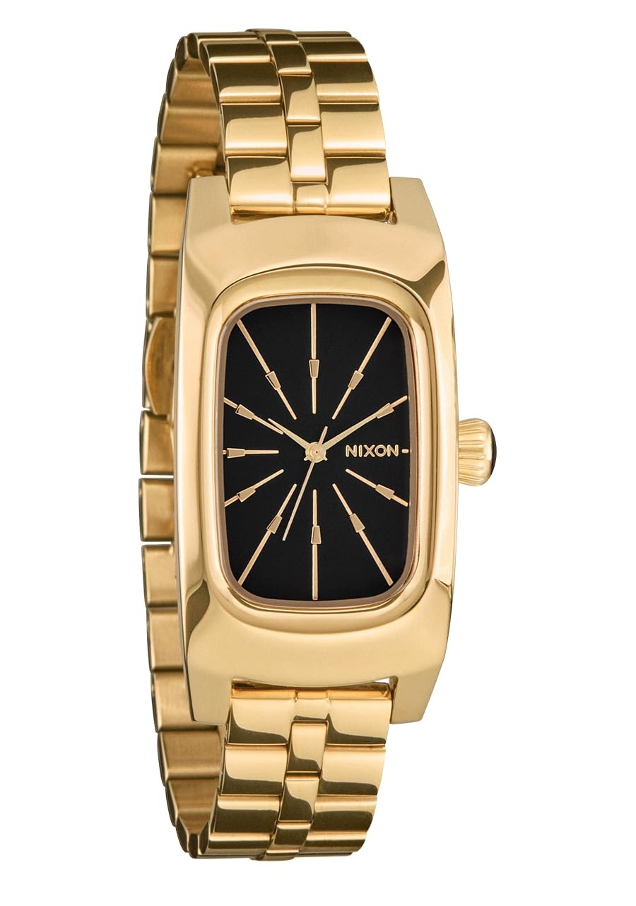 NIXON Frankie 腕時計 レディース アナログ クオーツ レクタングル 100m防水 ステンレス A1441｜Basqueバスク