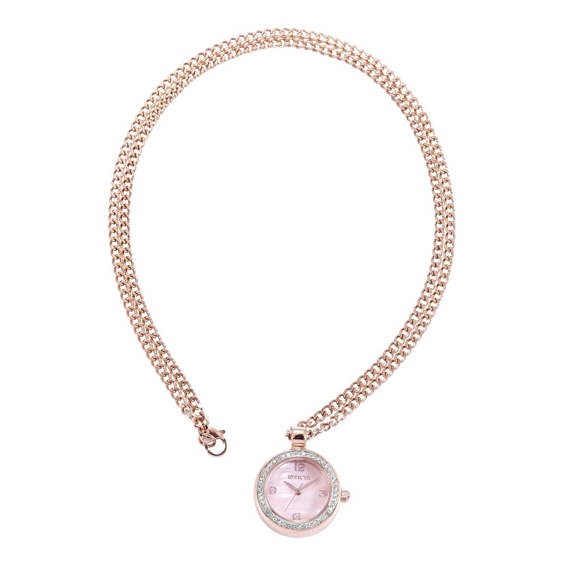Invicta Mini Lady Angel 腕時計 ローズゴールド文字盤 クォーツ レディース 22.5mm 49933｜Basqueバスク