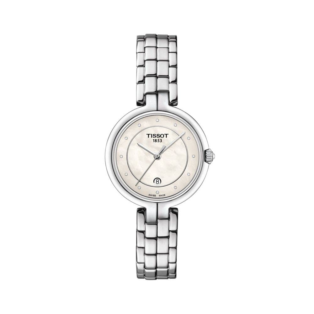 Tissot Flamingo 腕時計 レディース グレー 文字盤ダイヤモンド クオーツ T0942101111601｜Basqueバスク