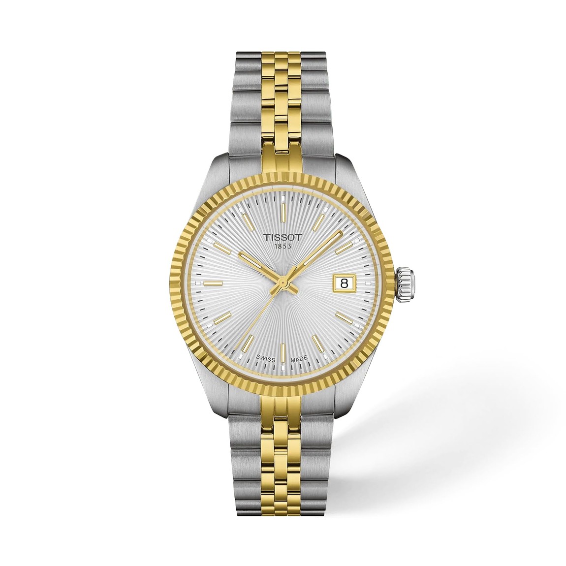 Tissot Ballade 腕時計 34mm クオーツ ステンレススチール イエローゴールドPVD レディース｜Basqueバスク