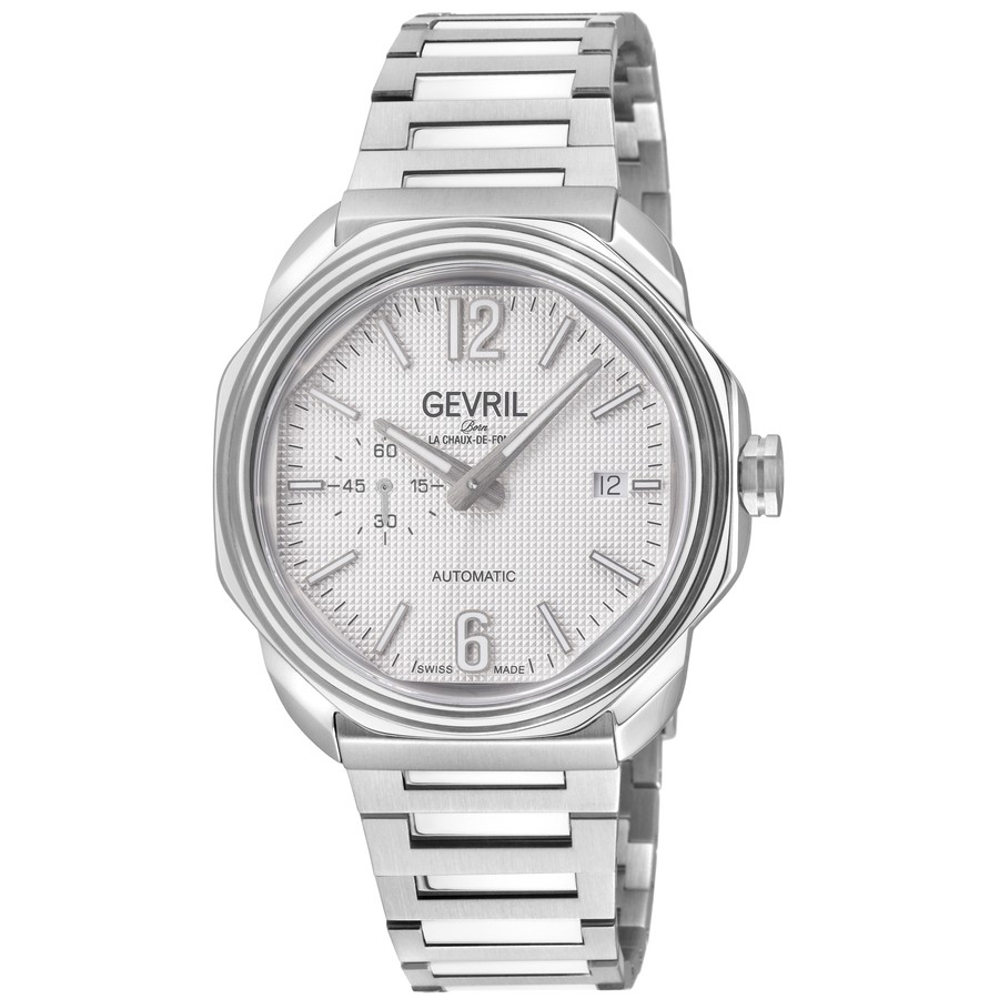 Gevril Roosevelt 腕時計 ホワイト文字盤 自動巻 メンズ ステンレス 42mm 46521B|Basqueバスク