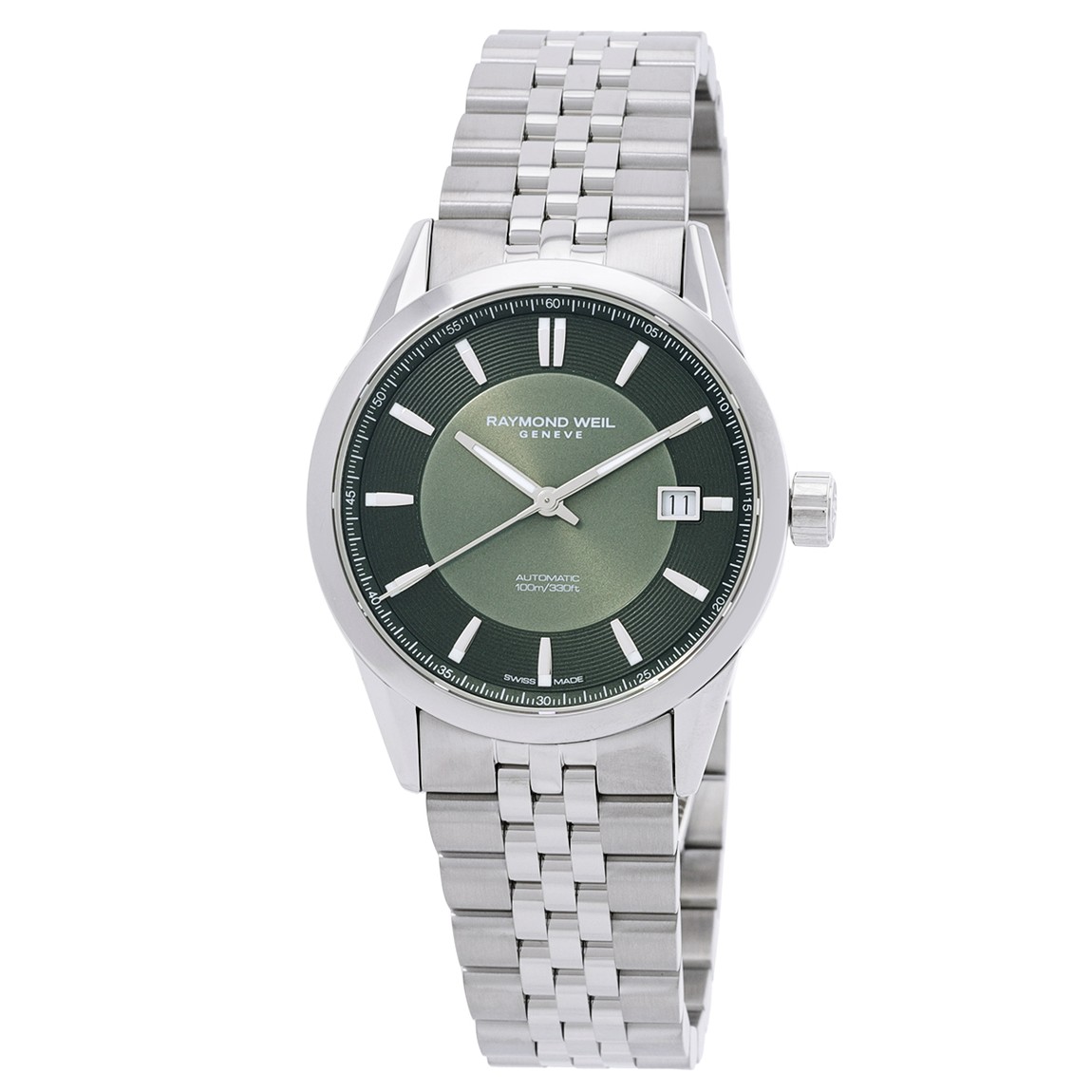 Raymond Weil Freelancer 腕時計 自動巻 グリーン文字盤 ステンレス メンズ 2771-ST-52051｜Basqueバスク 153,250円