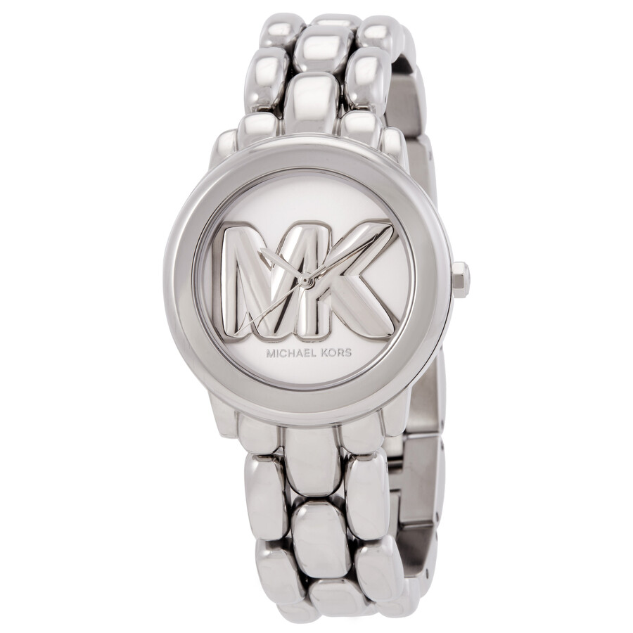 Michael Kors Phoebe 腕時計 レディース クォーツ シルバー文字盤 ステンレススチール|Basqueバスク
