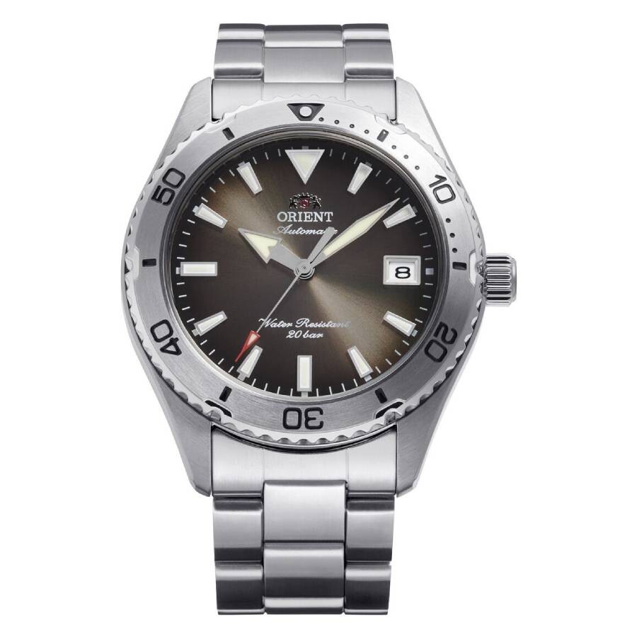 Orient Sport ウオッチ メンズ 自動小銃一巻き 赤銅色文字記号盤 ステンレス鋼三尺帯 20空圧雨合羽
