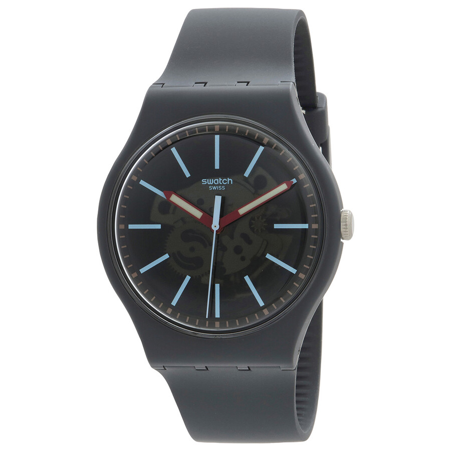 Swatch Cobblestone Street ウオッチ メンズ レディース 石英 薄墨色 バイオ謂われ因縁原料品