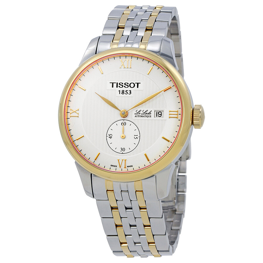 Tissotティソ ル・ロックル 自動小銃 白いこと文字盤 メンズウォッチ T0064282203801